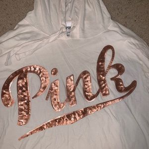 Rose Gold/Cream Pink by Victoria’s Secret hoodie!